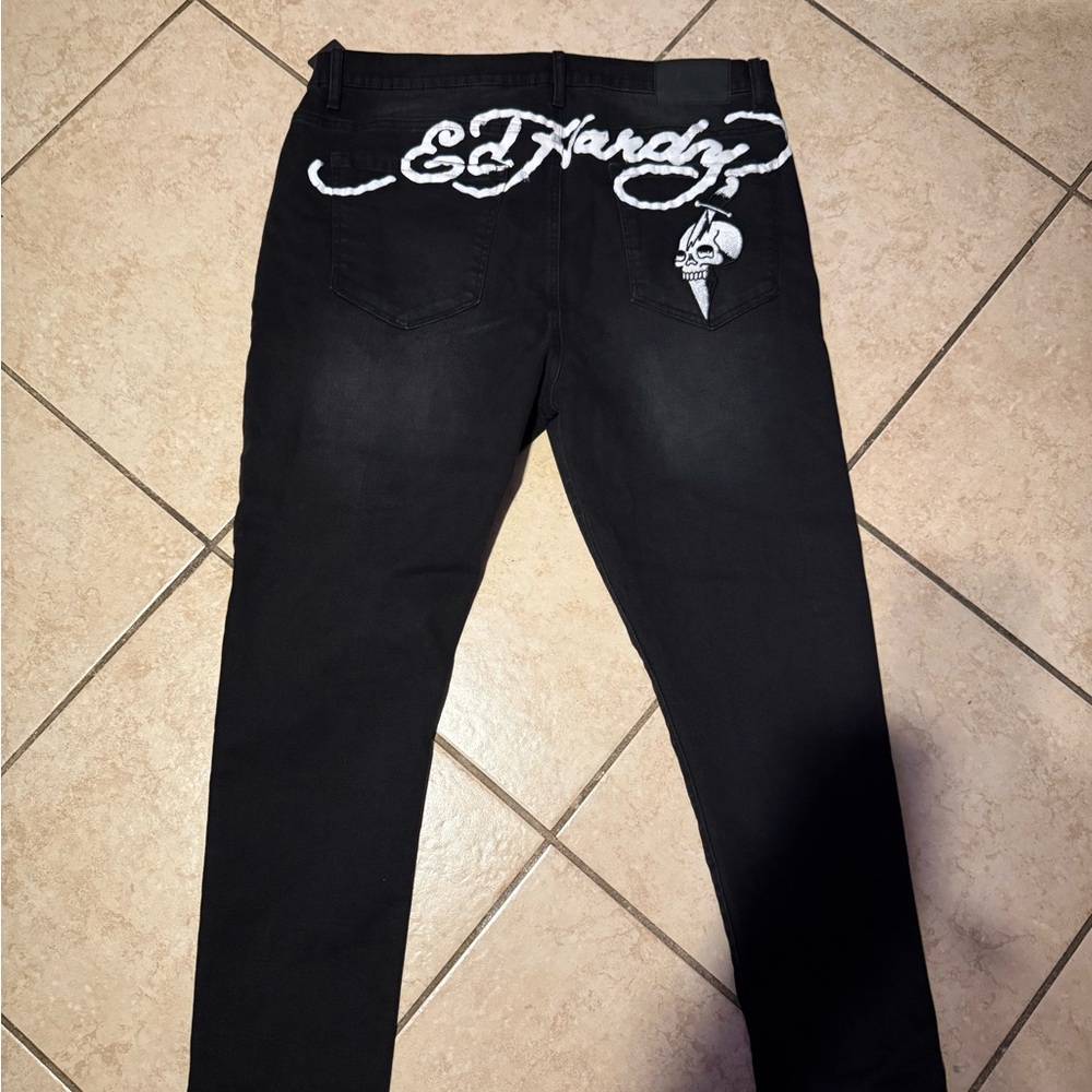 Ed Hardy Women's Black Skinny Jeans